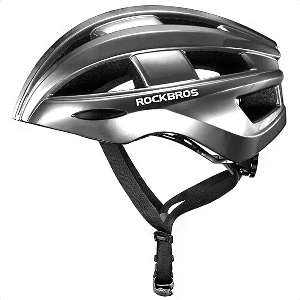 Rockbros ZK-013TI cykelhjelm universel størrelse 55-60 cm - Grå
