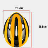 Rockbros 10110004006 bicycle helmet, size M - yellow and black