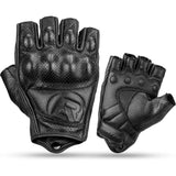 Rockbros 16220006005 XXL læder motorcykelhandsker - sort