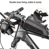 Rockbros 029-1BK cykeltaske til ramme med telefonomslag - sort