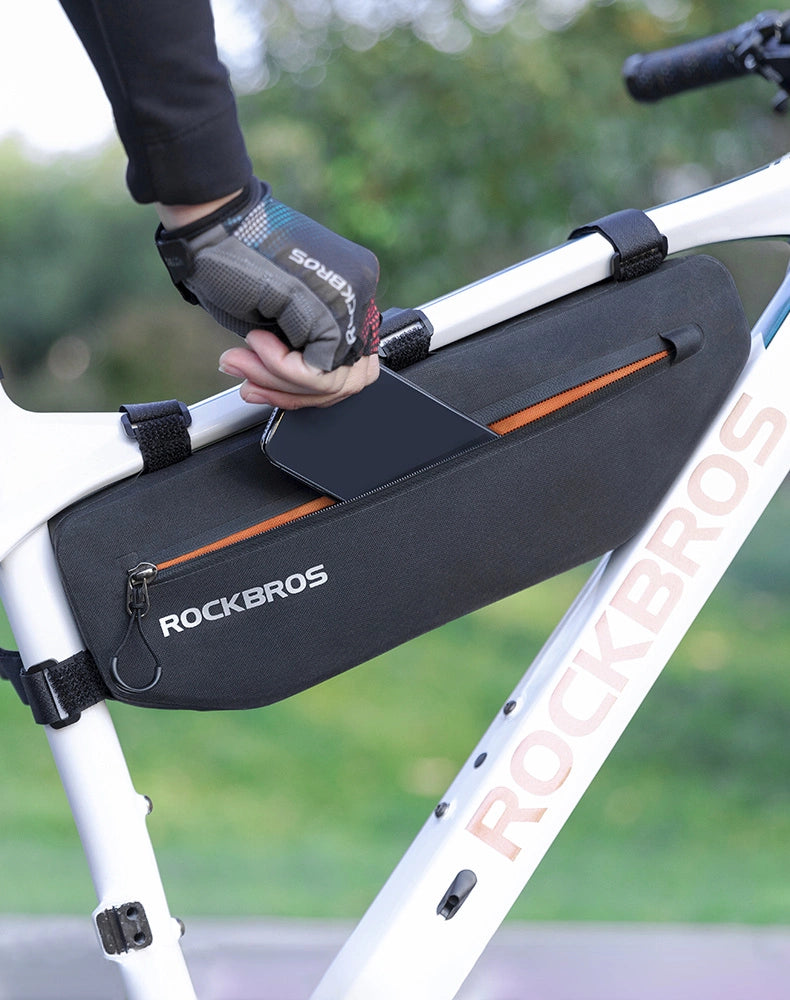 Rockbros AS-043 bicycle bag with Velcro 3l - black