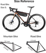 Rockbros AS-043 bicycle bag with Velcro 3l - black