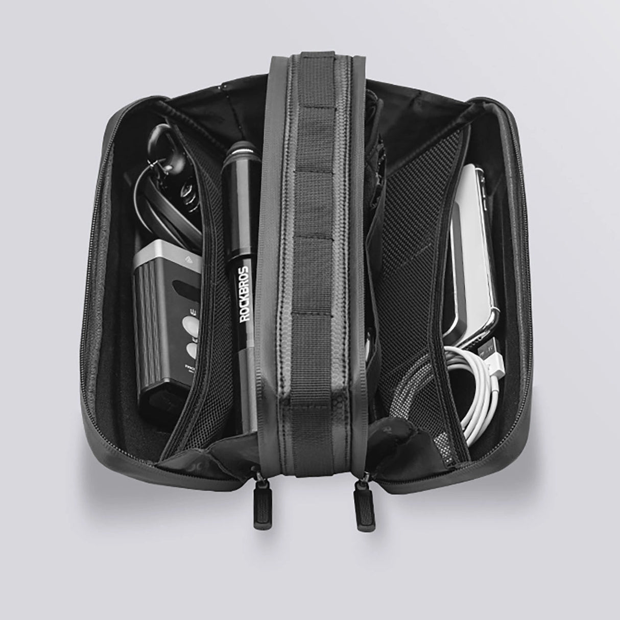 Rockbros B66 vandtæt cykeltaske til ramme - sort