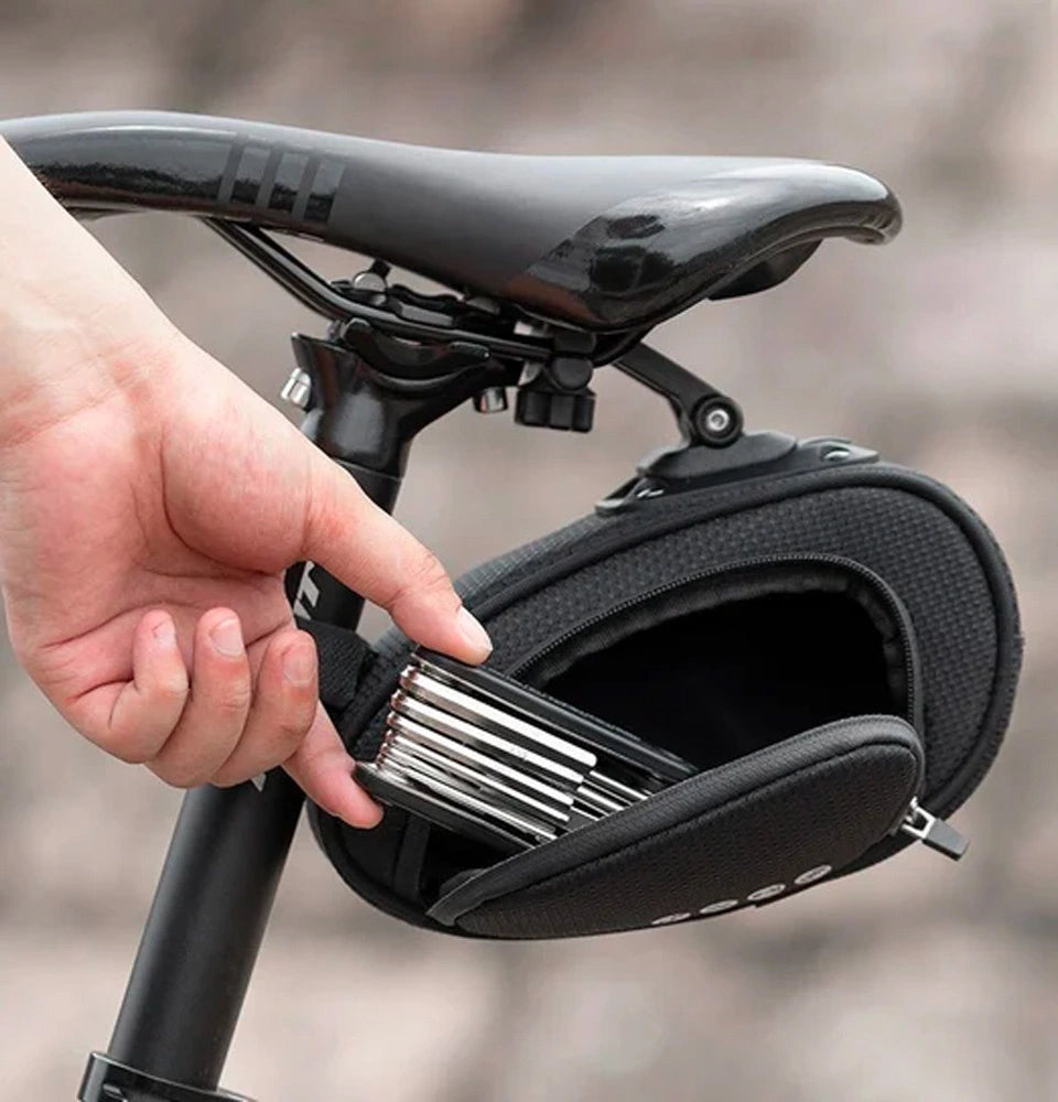 Rockbros C40 bicycle bag under the saddle - black