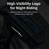 Rockbros 30120064001 vandtæt cykeltaske med telefonomslag - sort