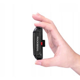 Rockbros A54BK Baglygte til Cykel + Micro USB - USB-A Kabel - Sort