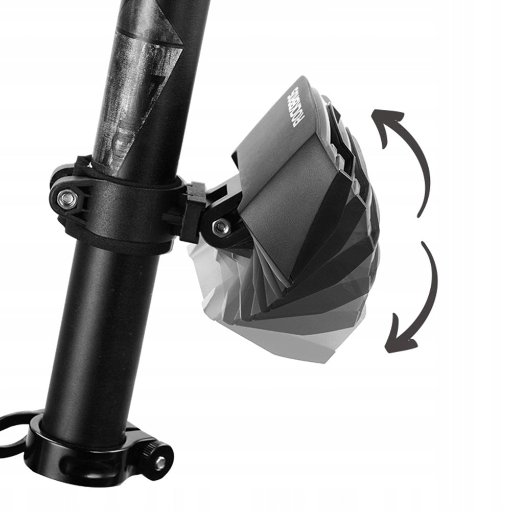 Rockbros LKWD-R1 baghjulslys med laser og fjernbetjening + Micro USB - USB-A-kabel - sort