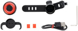 Rockbros Q5 Rear Bike Light with Intelligent Stop System - Black