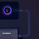 Rockbros 24310002001 bicycle light 850 lm with powerbank function + USB-C - USB-A cable - black