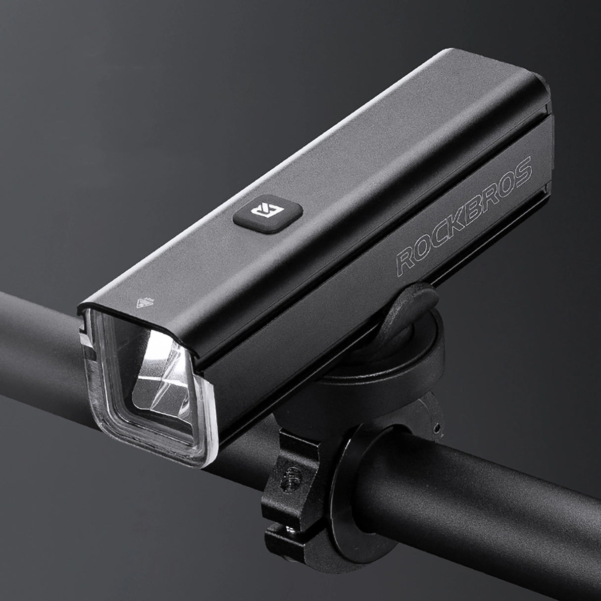 Rockbros 24610002001 forhjulslys 1000 lm + USB-C - USB-A kabel - sort