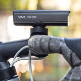 Rockbros 24610002001 forhjulslys 1000 lm + USB-C - USB-A kabel - sort