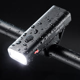 Rockbros 24710012001 front bicycle light 800 lm + USB-C - USB-A cable - black