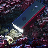 Rockbros 24510003001 forhjulslys 260 lm + USB-C - USB-A kabel - sort