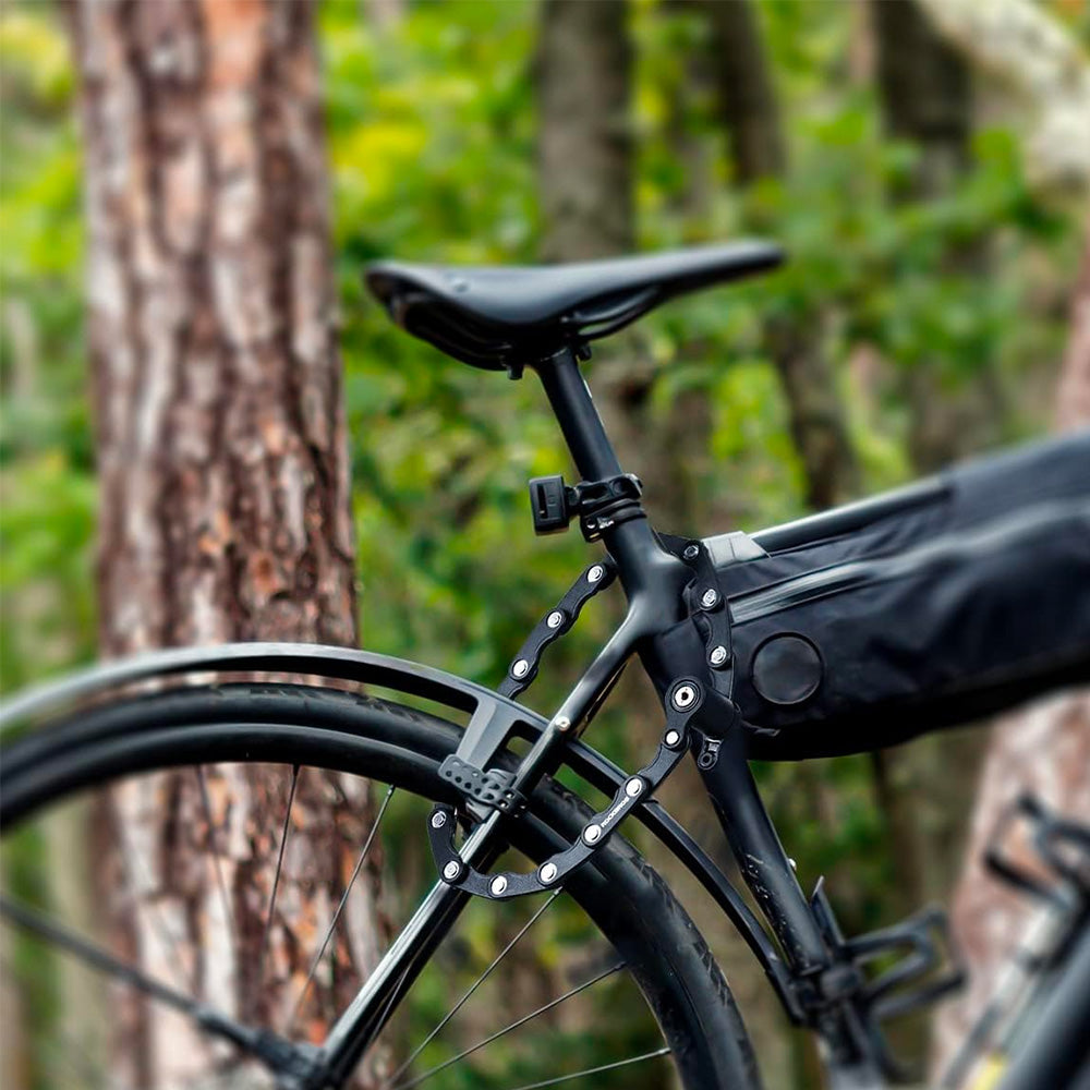 Rockbros WD795 foldable bicycle lock - black