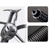 Rockbros T609 cykellås med 1,5 m kombination - sort