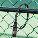 Rockbros 3240001001 bicycle lock for 0.5 m combination - black