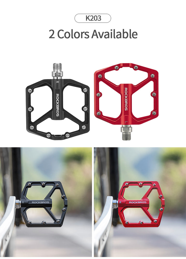 Rockbros K203-BK cykelpedalsæt - sort