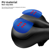 Rockbros AQ-6090B bicycle saddle - black and blue