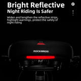 Rockbros AQ-6090R cykelsæde - sort og rød