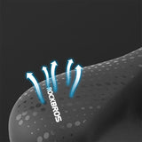 Rockbros 38218916002 MTB cykelsæde + lampe - sort