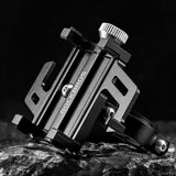 Rockbros 699-BK Aluminium Alloy Cykel Telefonholder - sort