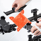 Rockbros 25210030001 Hjultelefonholder til cykel - sort