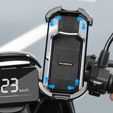 Rockbros 25210032005 Motorcycle Phone Holder for Mirror - Black