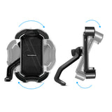 Rockbros 25210032005 Motorcycle Phone Holder for Mirror - Black