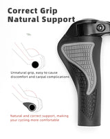 Rockbros BT1007B Cykelholder med horn - sort