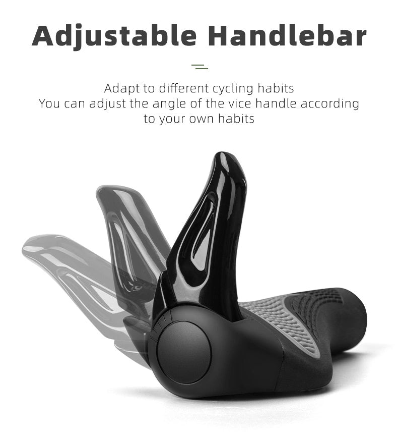 Rockbros BT1007B Cykelholder med horn - sort