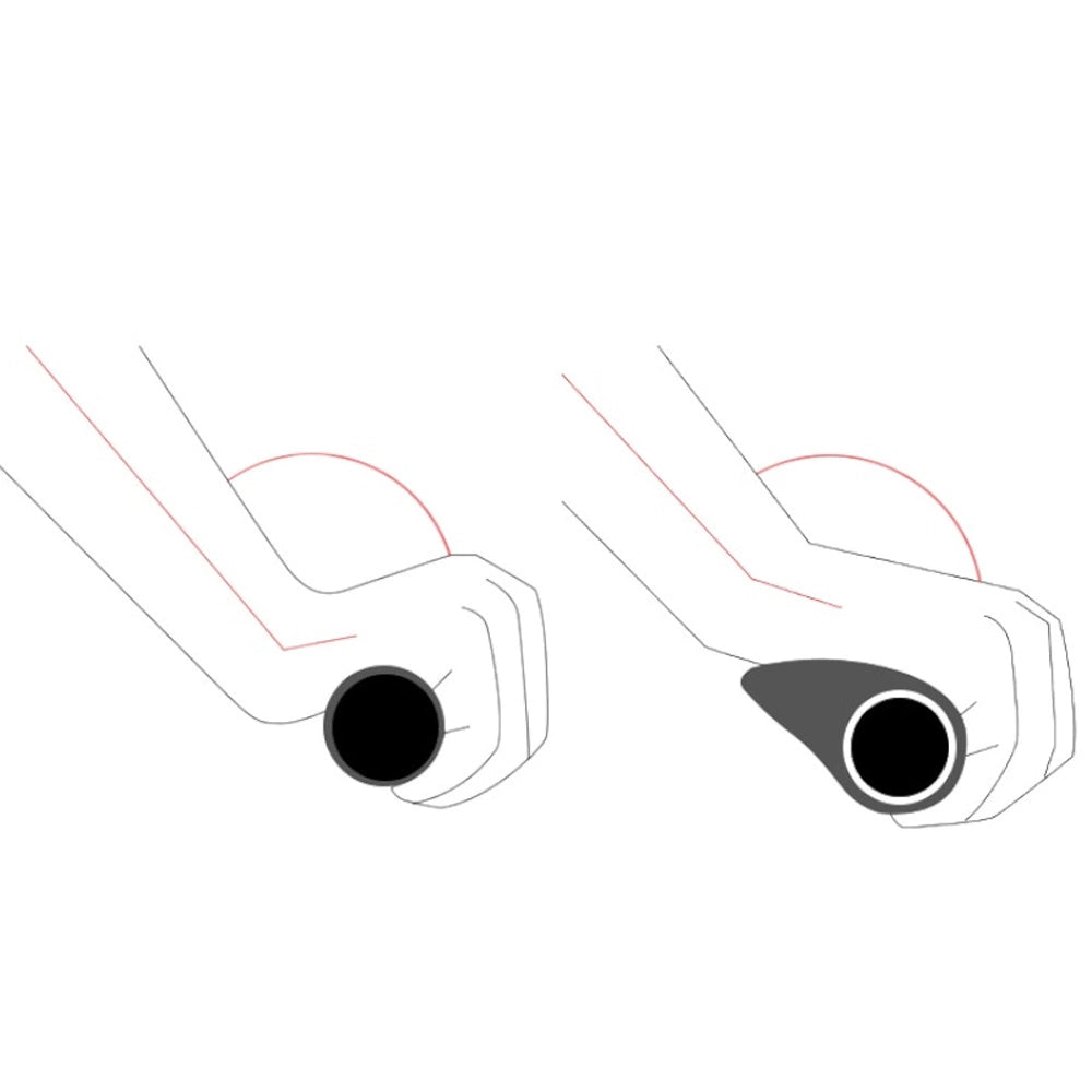 Rockbros BT1802GR cykelhåndtag - grå