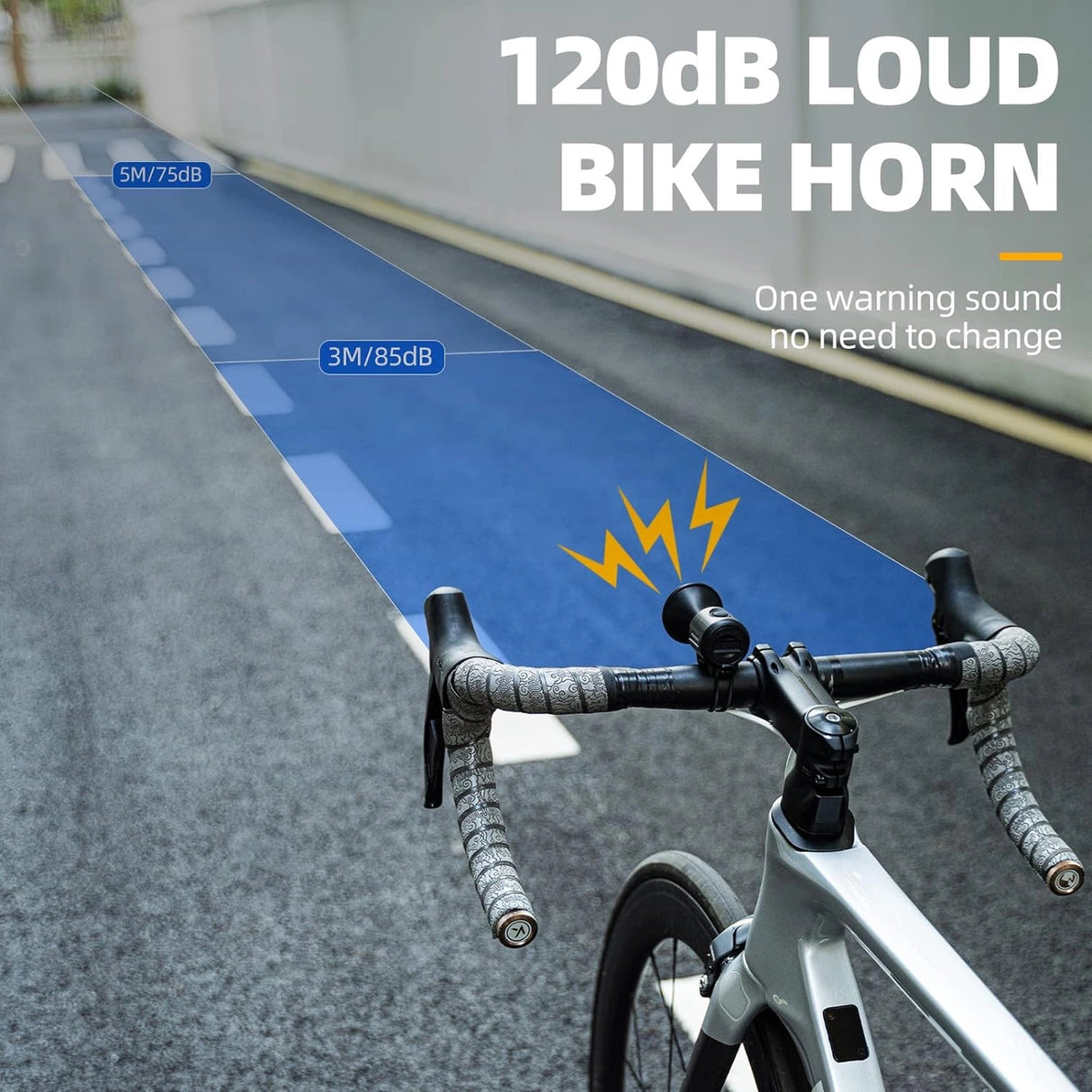 Rockbros 34210002001 elektronisk cykelklokke - sort