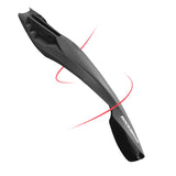 Rockbros DNB8001 mudderskærm med rød LED-lys - sort