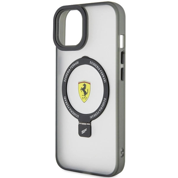 Ferrari Ring Stand 2023 Collection MagSafe Case for iPhone 15 Plus / 14 Plus - Black