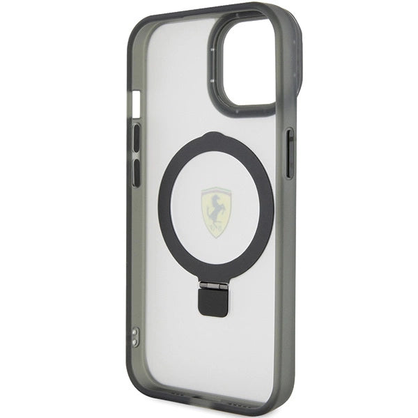 Ferrari Ring Stand 2023 Collection MagSafe Case for iPhone 15 Plus / 14 Plus - Black