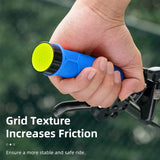 Rockbros 40720007003 cykelhåndtag med reflektor - blå