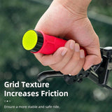 Rockbros 40720007002 cykelhåndtag med reflektor - rød