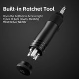 Rockbros 42320010001 Cykelpumpe hånd + skruetrækker - sort