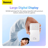 Baseus Comet Series powerbank med display 10000mAh 22.5W - hvid + USB-A - USB-C kabel