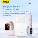 Baseus Comet Series powerbank with display 10000mAh 22.5W - white + USB-A - USB-C cable