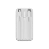 Baseus Comet Series powerbank with display 10000mAh 22.5W - white + USB-A - USB-C cable