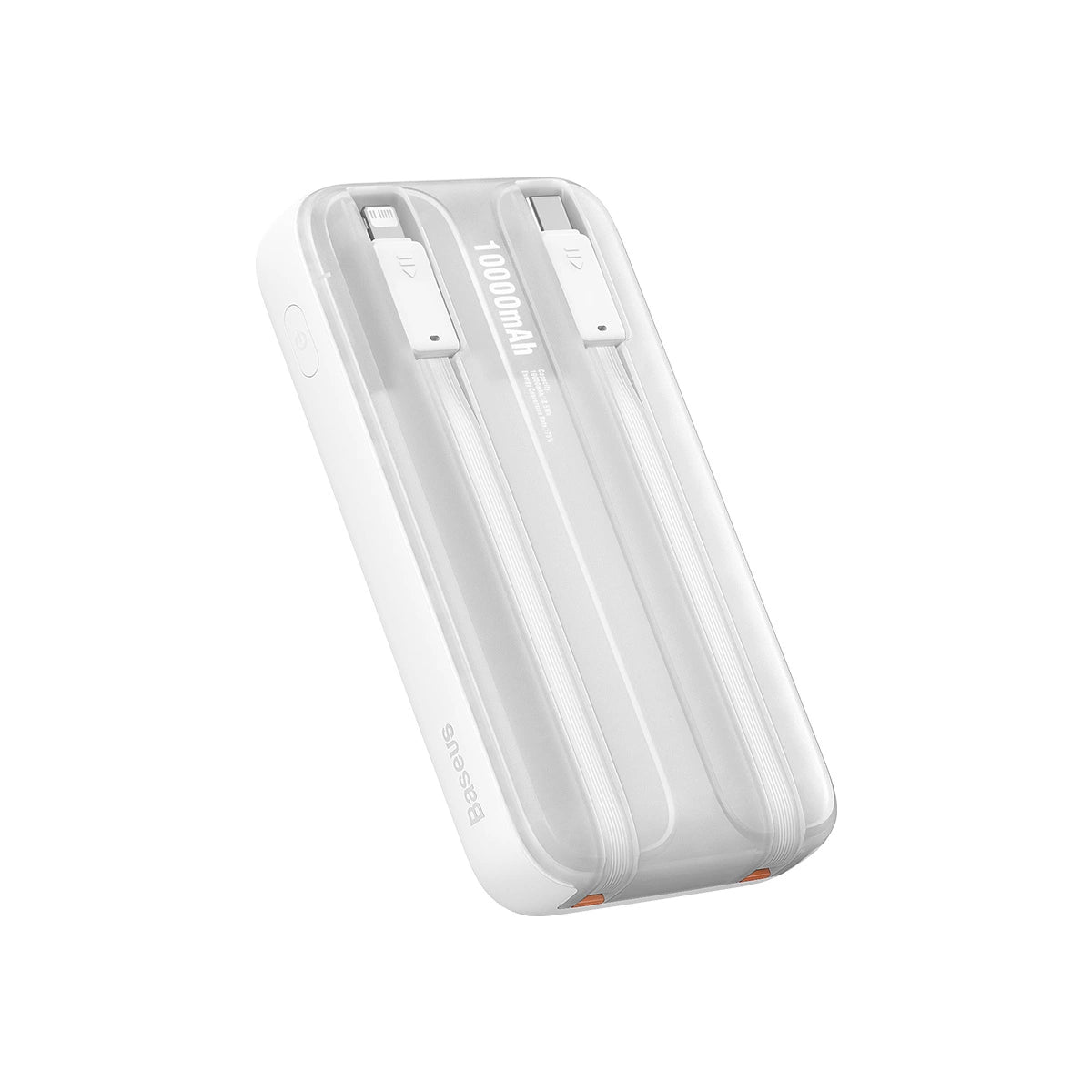 Baseus Comet Series powerbank med display 10000mAh 22.5W - hvid + USB-A - USB-C kabel