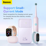 Baseus Comet Series powerbank med display 20000mAh 22.5W - lilla + USB-A / USB-C kabel