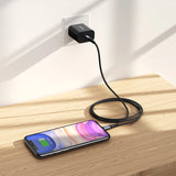 Choetech IP0041 USB-C / Lightning MFi 480Mb/s 3A 2 m kabel - sort