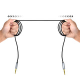 Choetech AUX002 kabel mini-jack 3,5 mm (han) / mini-jack 3,5 mm (han) 1,2 m - sort