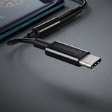 Choetech AUX003 USB-C / DC 3,5 mm lydadapter - sort