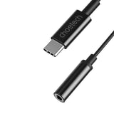 Choetech AUX003 USB-C / DC 3,5 mm lydadapter - sort