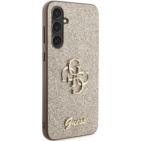 Guess GUHCS23FEHG4SGD S23 FE S711 gold/gold hardcase Glitter Script Big 4G