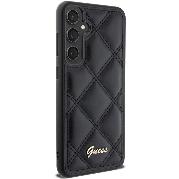 Guess GUHCS23FEPSQSQSK S23 FE S711 sort/sort hardcase Quilted Metal Logo
