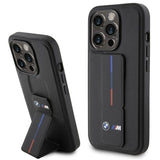 BMW Grip Hot Stamp-hylster til iPhone 15 Pro - sort